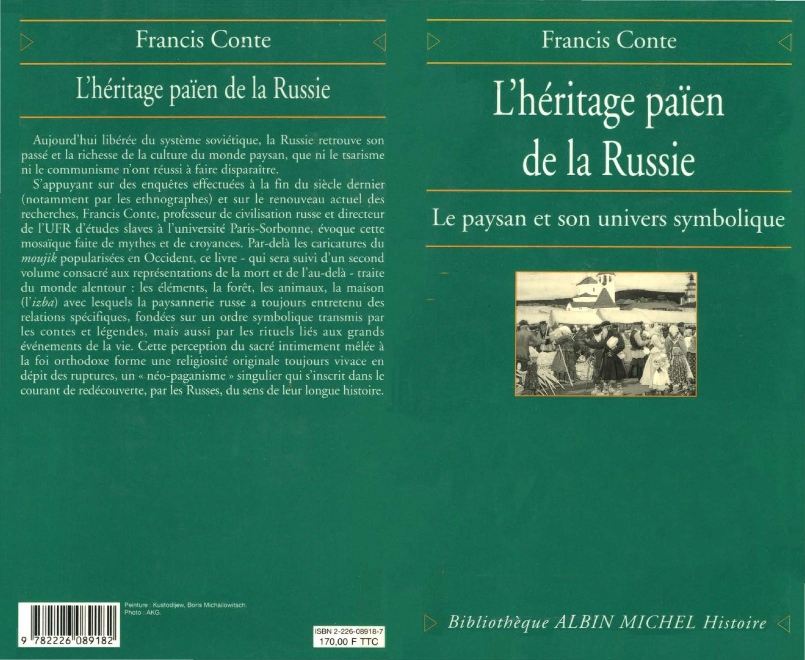 Heritage Paien de La Russie - Tome 1 (L') by Francis Conte