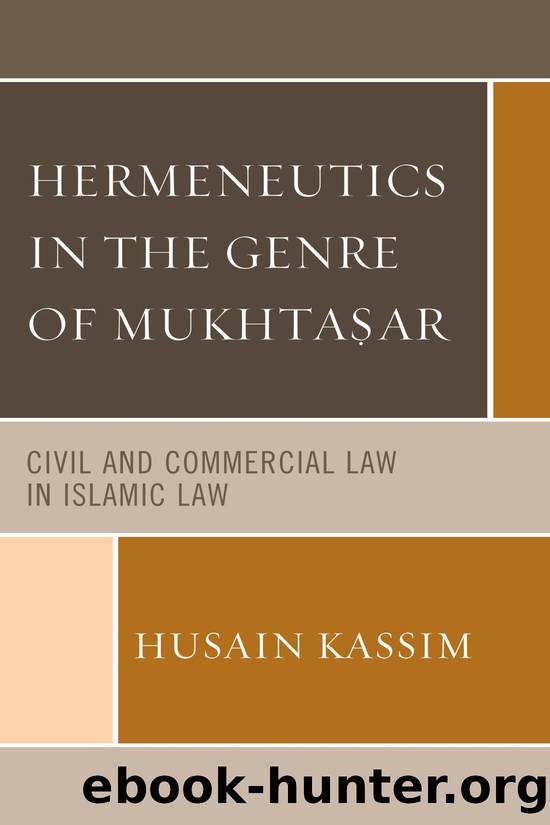 Hermeneutics in the Genre of Mukhta?ar by Kassim Husain;