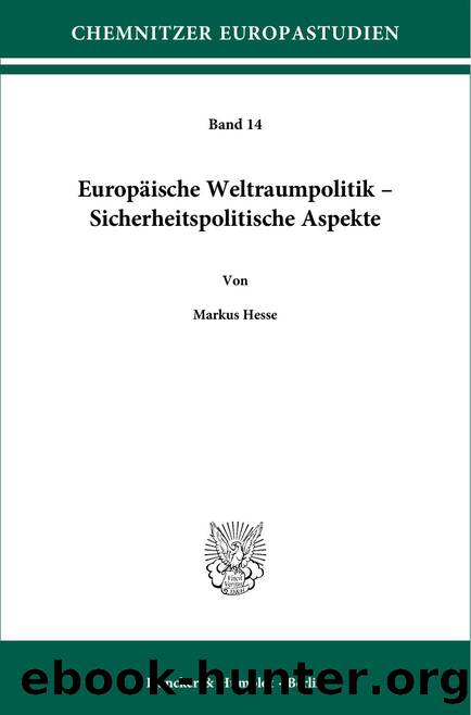 Hesse by Chemnitzer Europastudient (9783428538584)