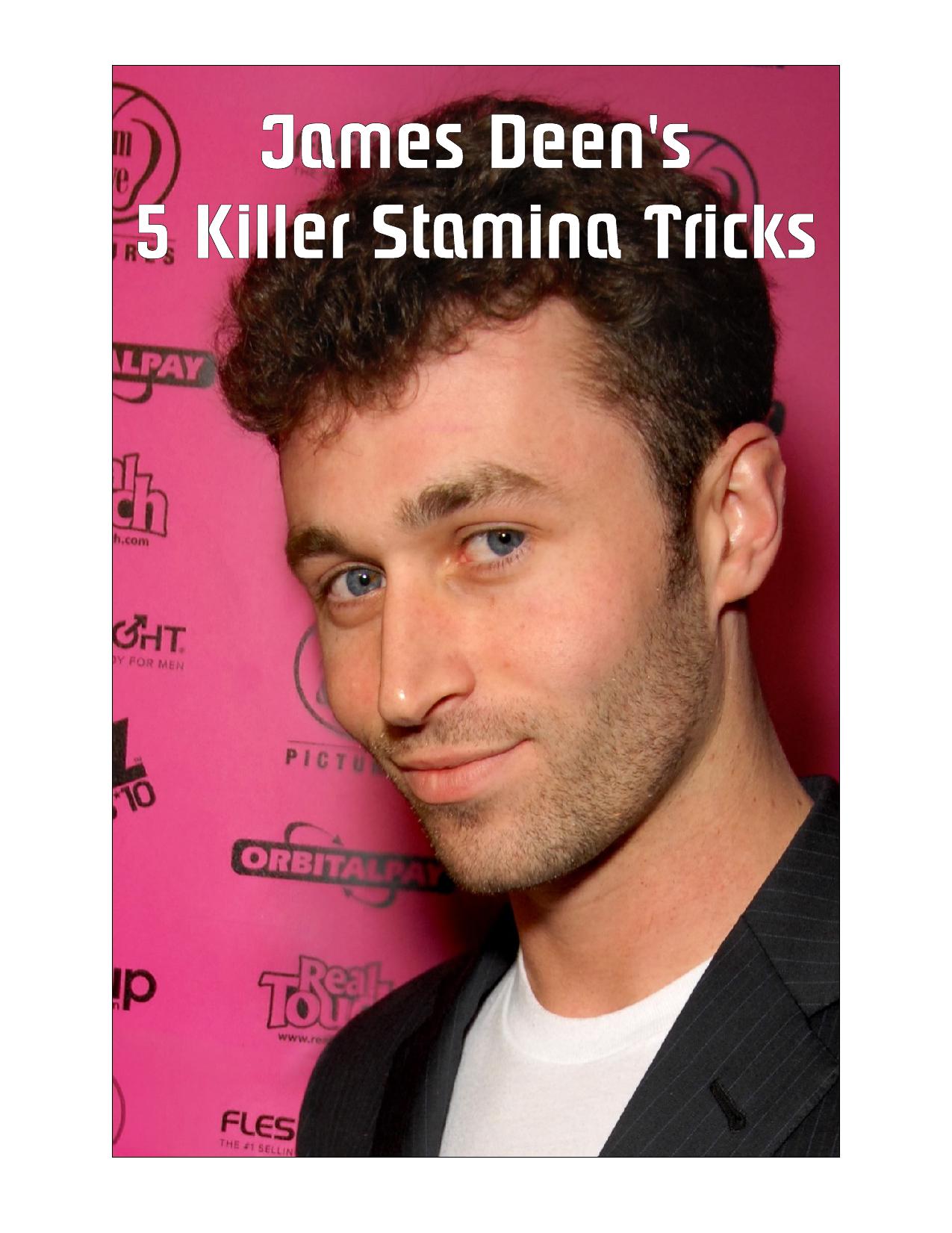 Hi, I’m Marcus London, here’s my top five tips on stamina by Deborah J. Smith