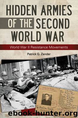Hidden Armies of the Second World War: World War II Resistance Movements by Patrick Zander