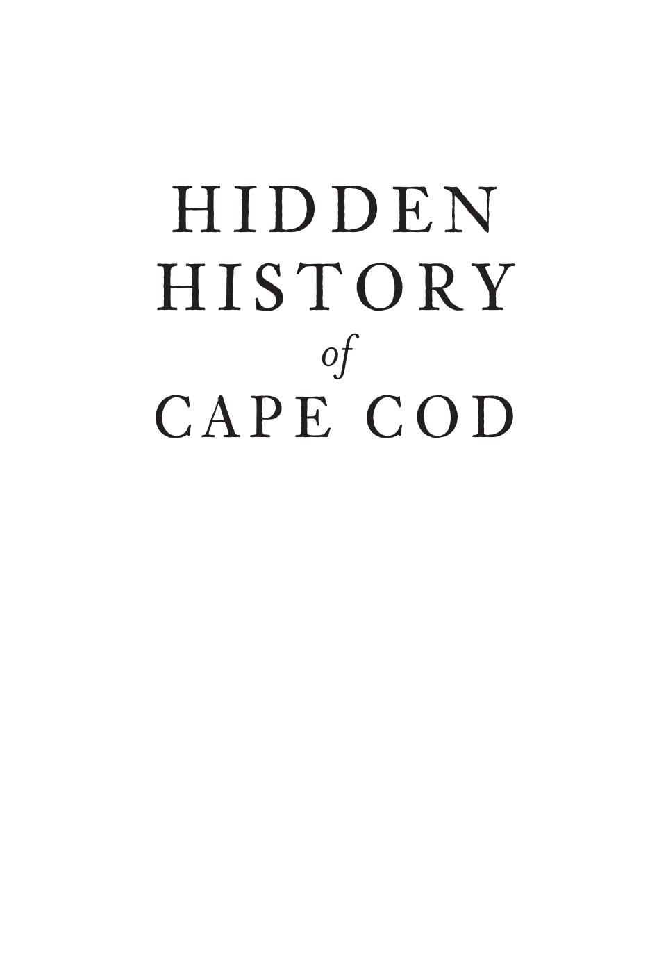 Hidden history of Cape Cod by Barbo Theresa M