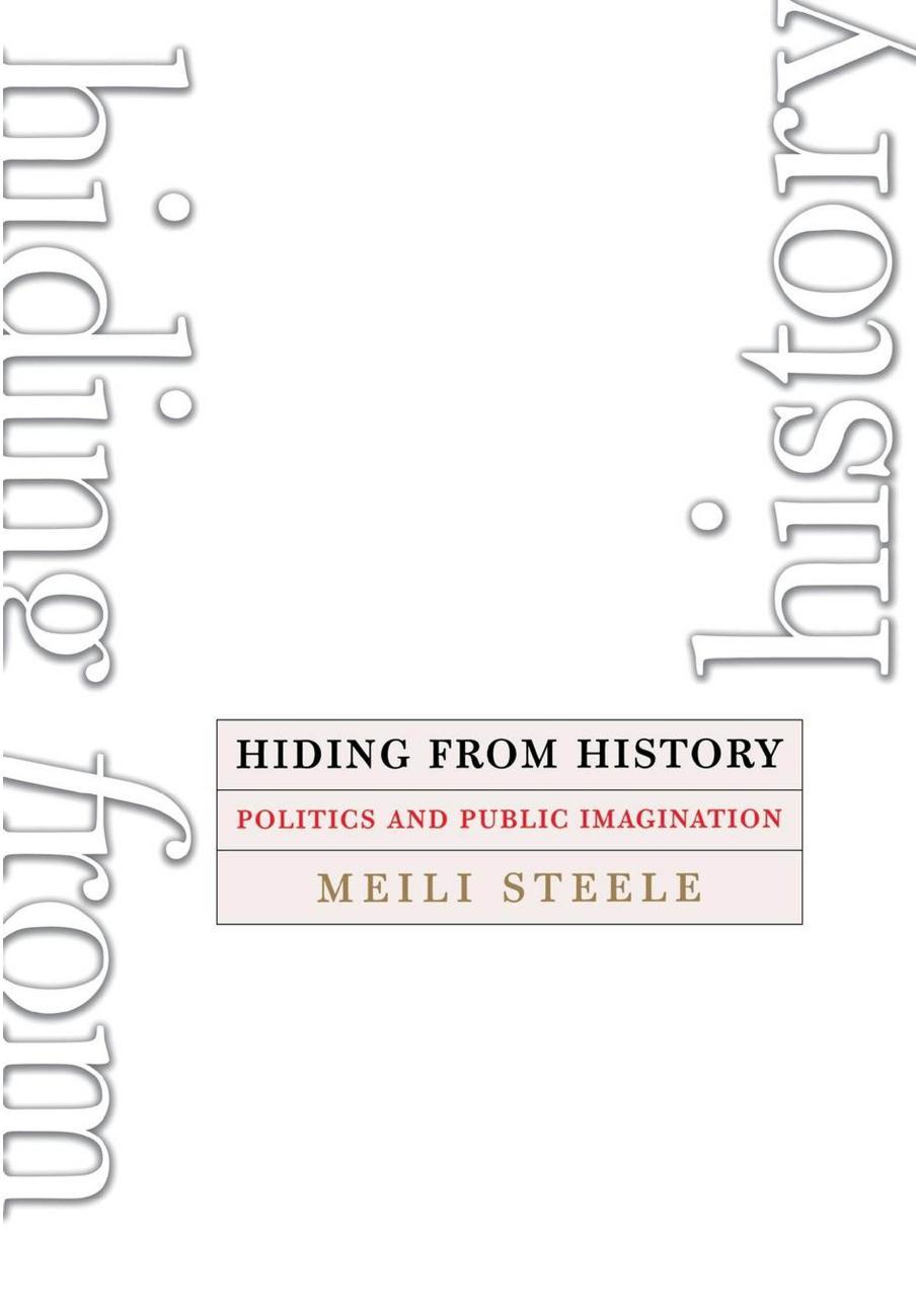Hiding from History: Politics and Public Imagination by Meili Steele