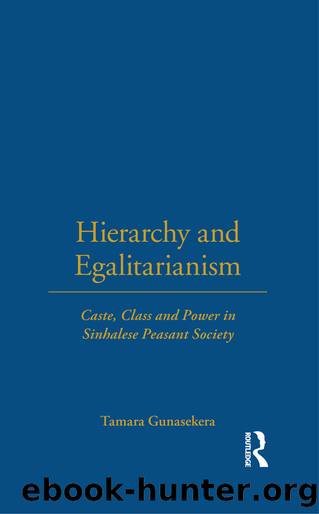 Hierarchy and Egalitarianism by Tamara Gunasekera