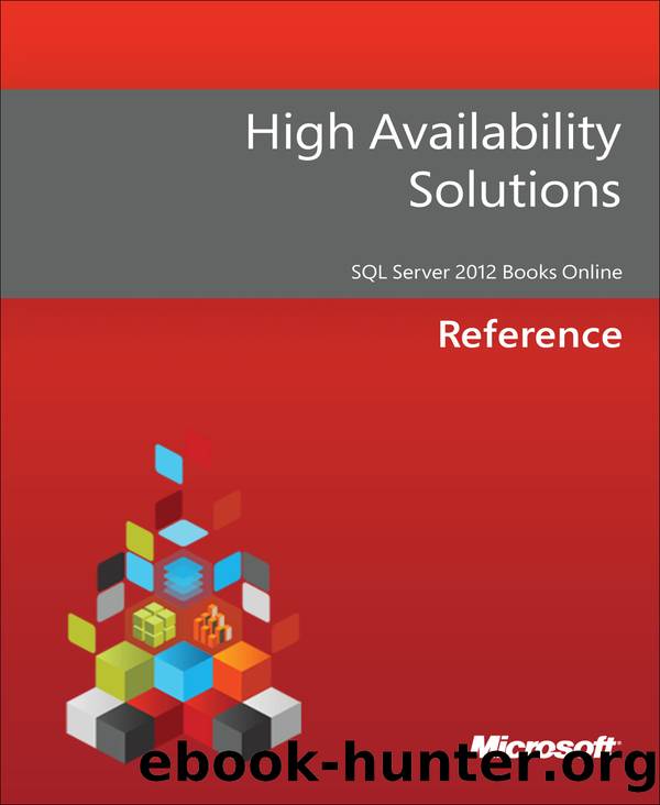 High Availability Solutions by Unknown