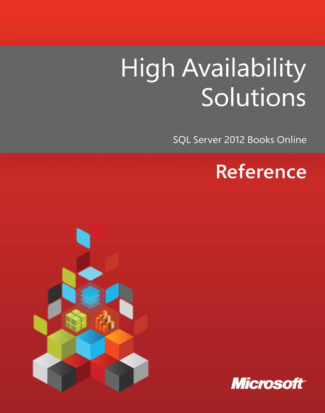 High Availability Solutions.pdf by Unknown