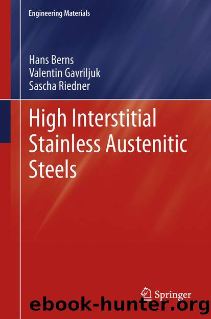 High Interstitial Stainless Austenitic Steels by Hans Berns Valentin Gavriljuk & Sascha Riedner