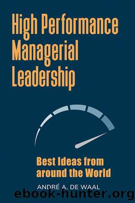 High Performance Managerial Leadership by André A. de Waal