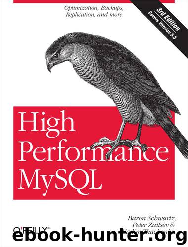 High Performance MySQL by Schwartz Baron Tkachenko Vadim Zaitsev Peter & Peter Zaitsev & Vadim Tkachenko
