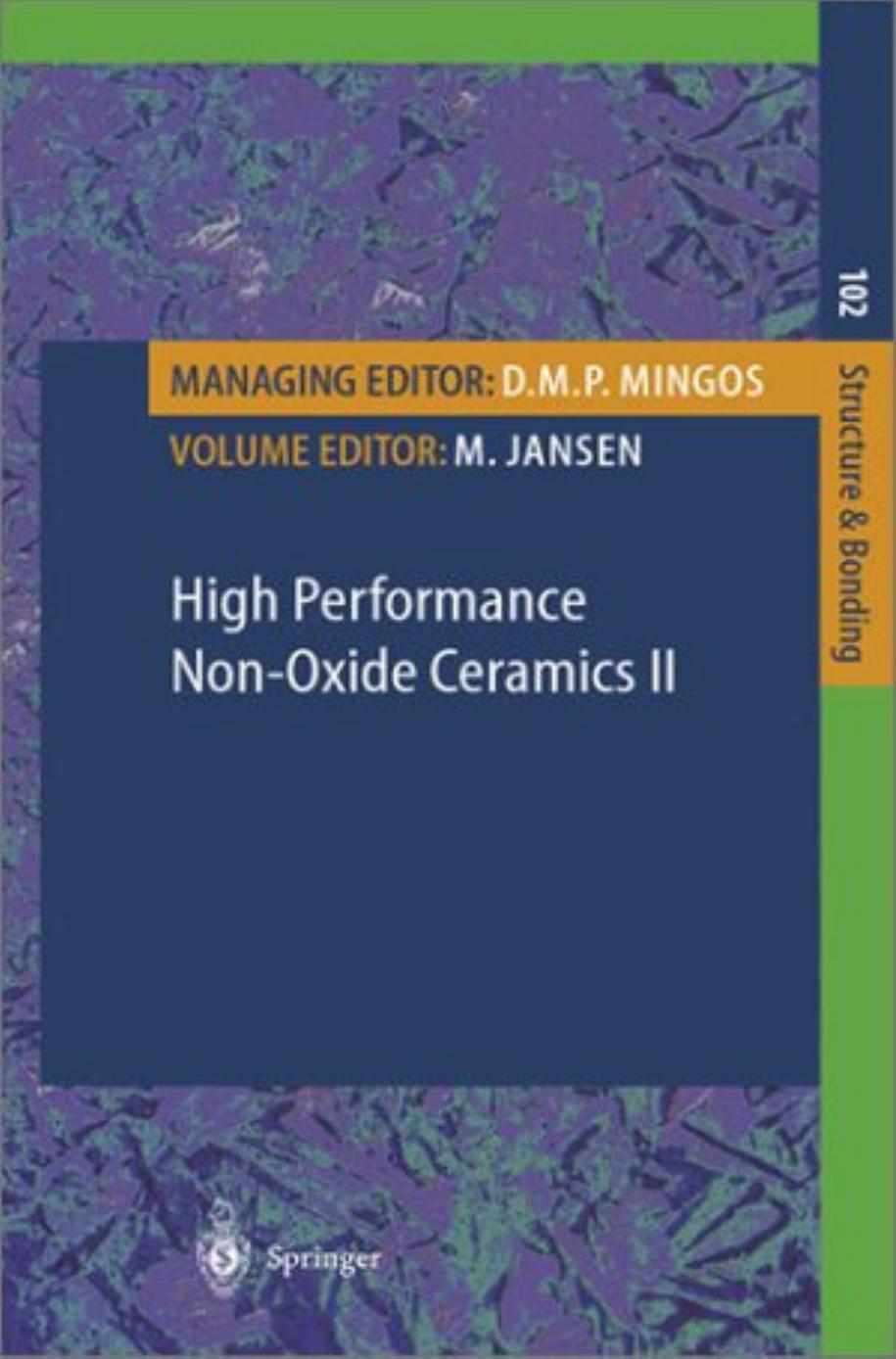 High Performance Non-Oxide Ceramics II by M.Jansen