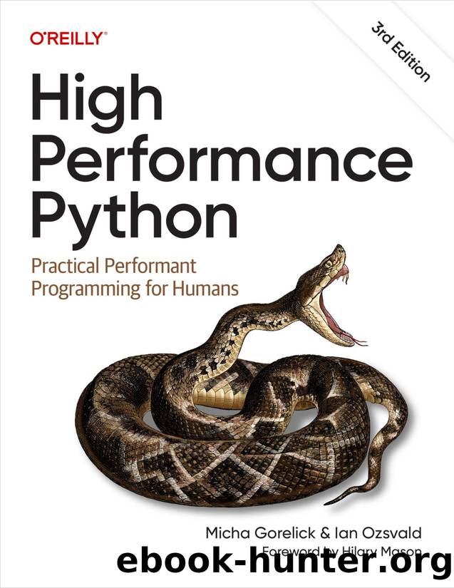 High Performance Python (for True Epub) by Micha Gorelick & Ian Ozsvald