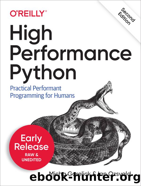 High Performance Python, 2nd Edition by Ian Ozsvald & Micha Gorelick