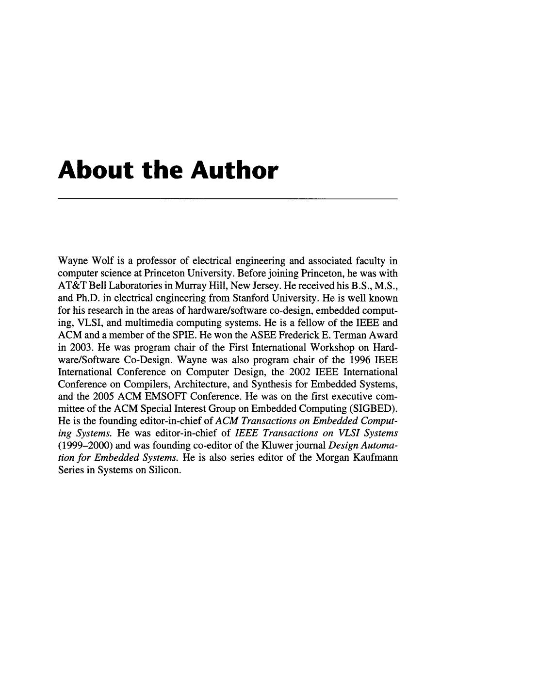 High-Performance Embedded Computing: Architectures, Applications, and Methodologies by Wayne Wolf