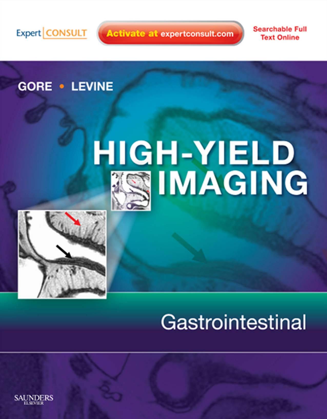 High-Yield Imaging: Gastrointestinal: Expert Consult - Online and Print (HIGH YIELD in Radiology) by Richard M. Gore MD Marc S. Levine MD