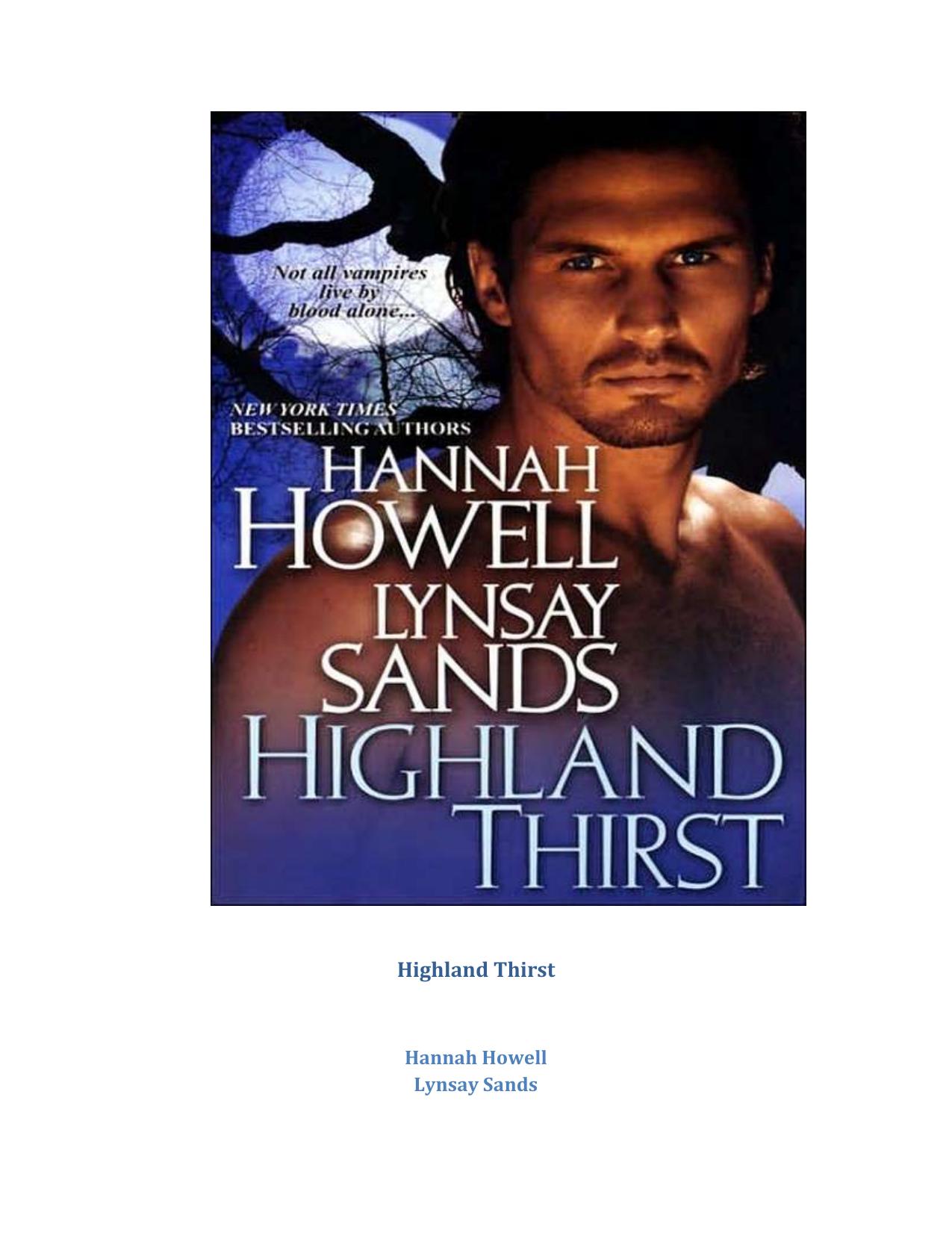 Highland Thirst by Hannah Howell