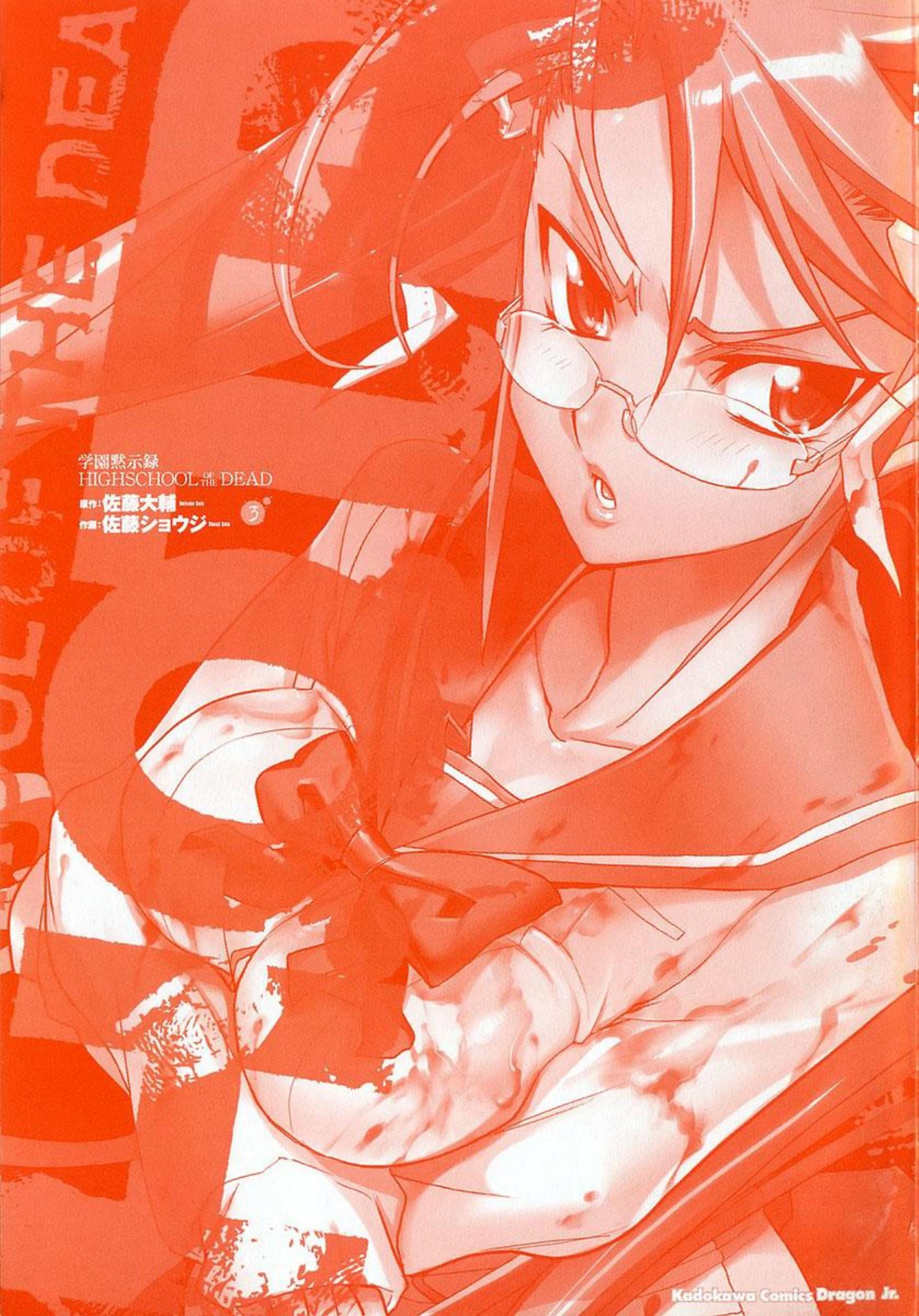 Highschool of the Dead Vol 3 by Unknown