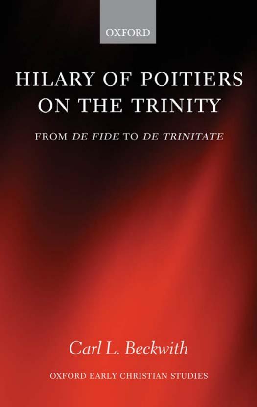 Hilary of Poitiers on the Trinity by Beckwith Carl L
