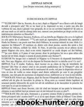 Hippias minor by Platon