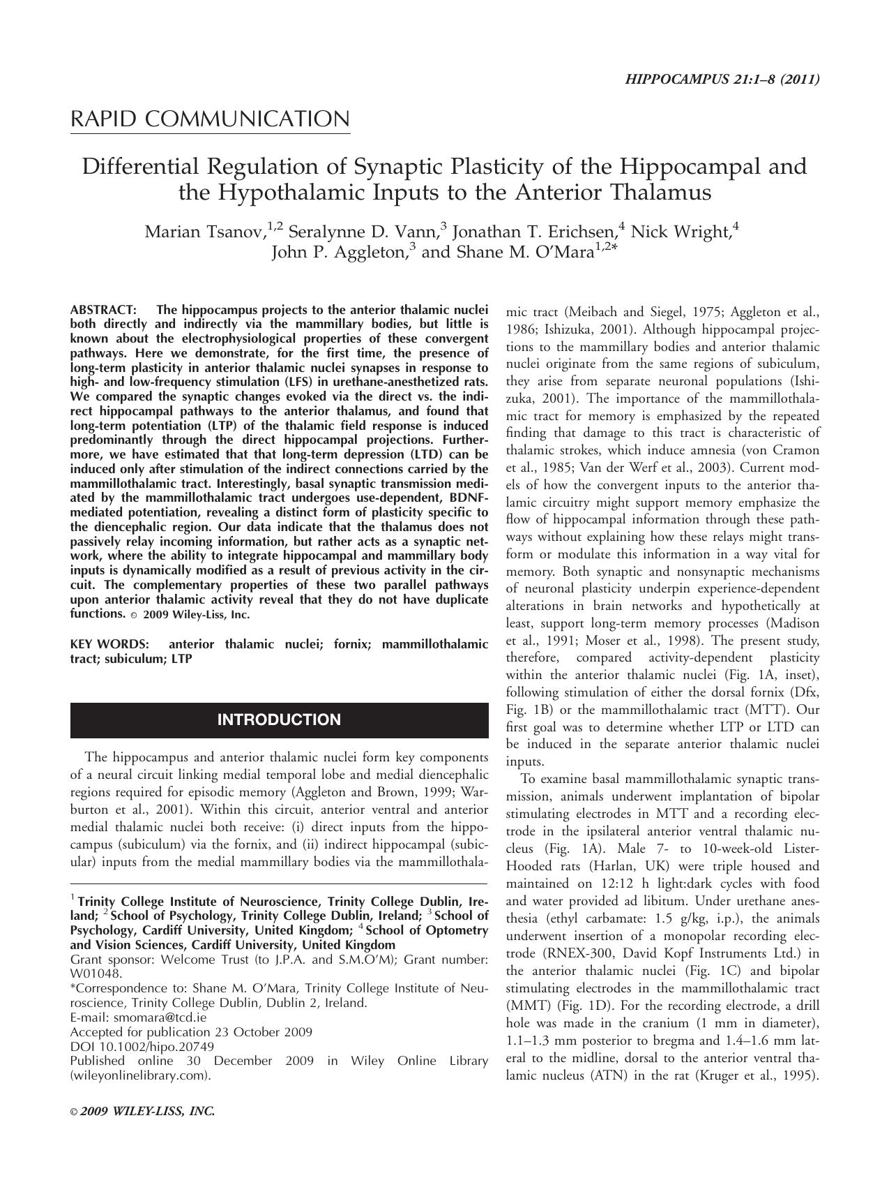 Hippocampus (Volume 21, Issue 1) by Howard B. Eichenbaum