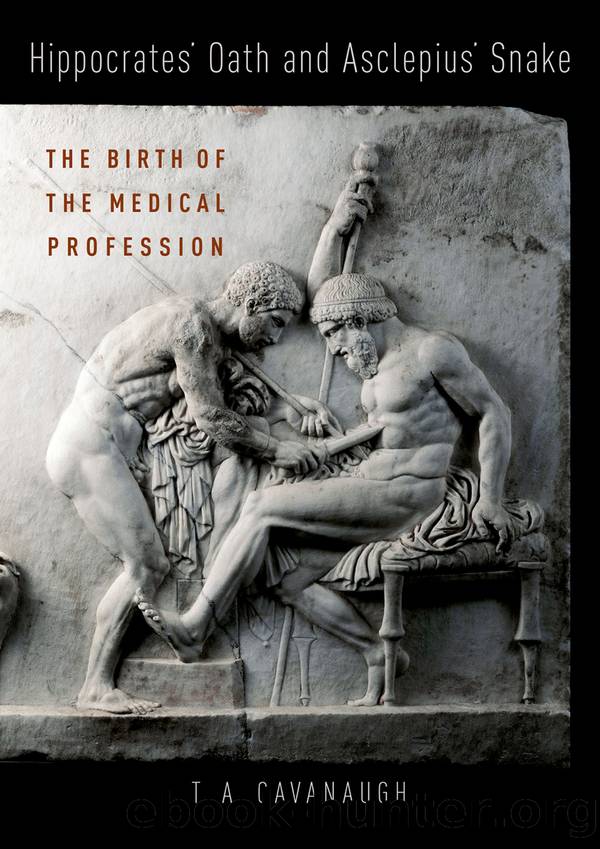 Hippocrates' Oath and Asclepius' Snake by T.A. Cavanaugh;