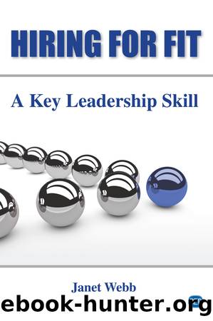 Hiring for Fit: A Key Leadership Skill by Janet Webb