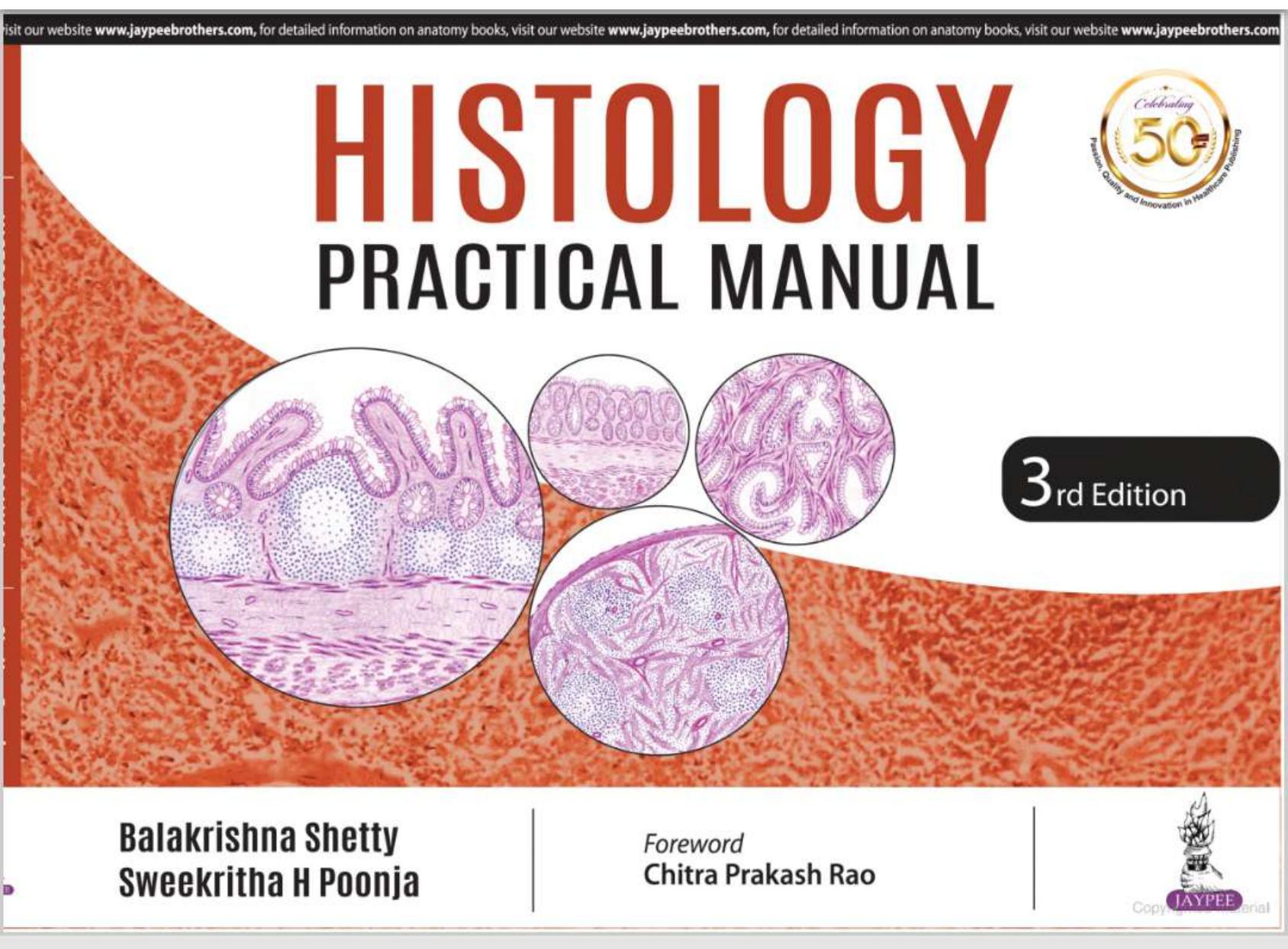 Histology Practical Manual by Sweekritha H Poonja Balakrishna Shetty