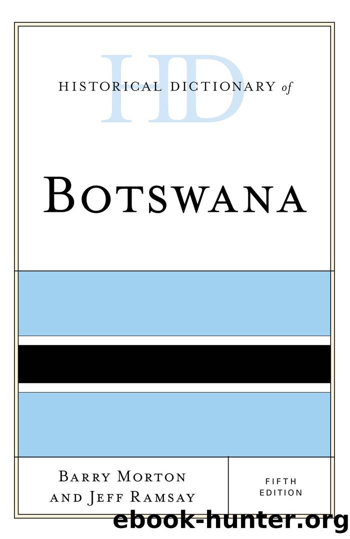 Historical Dictionary of Botswana by Barry Morton Jeff Ramsay