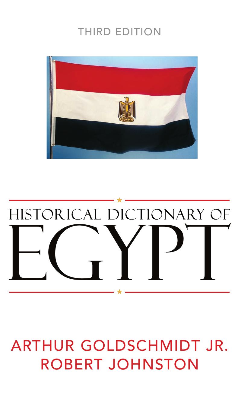 Historical Dictionary of Egypt by Unknown