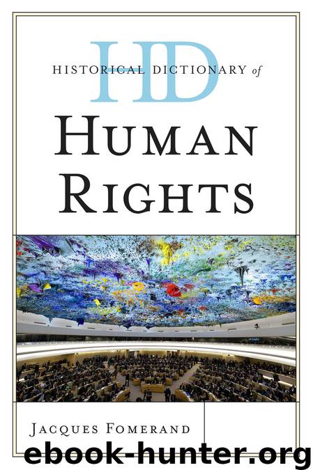 Historical Dictionary of Human Rights by Jacques Fomerand