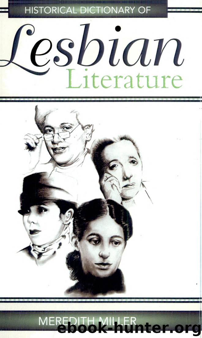 Historical Dictionary of Lesbian Literature by Meredith Miller