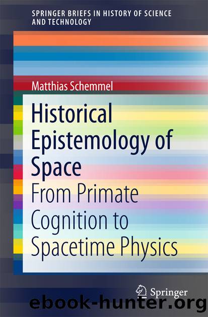 Historical Epistemology of Space by Matthias Schemmel