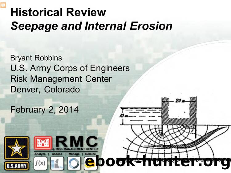 Historical Review Seepage and Internal Erosion by U4GSGBAR