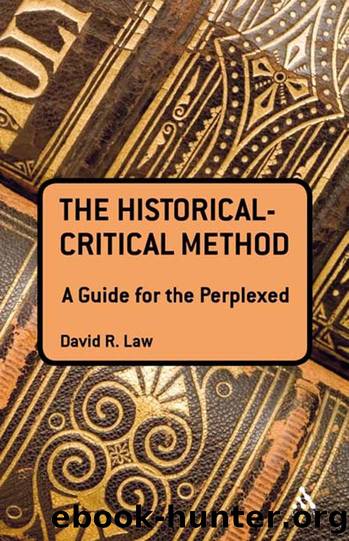 Historical-critical Method by Law David R