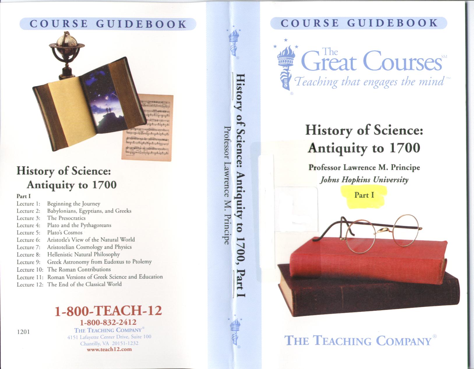 History Of Science, Antiquity to 1700 (alt) by Unknown
