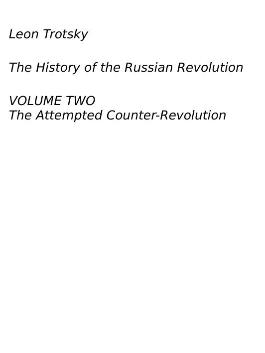 History Of The Russian Revolution [Volume II by Konstantine Thoukydidis