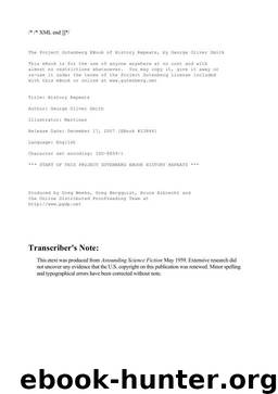 History Repeats by George O. Smith