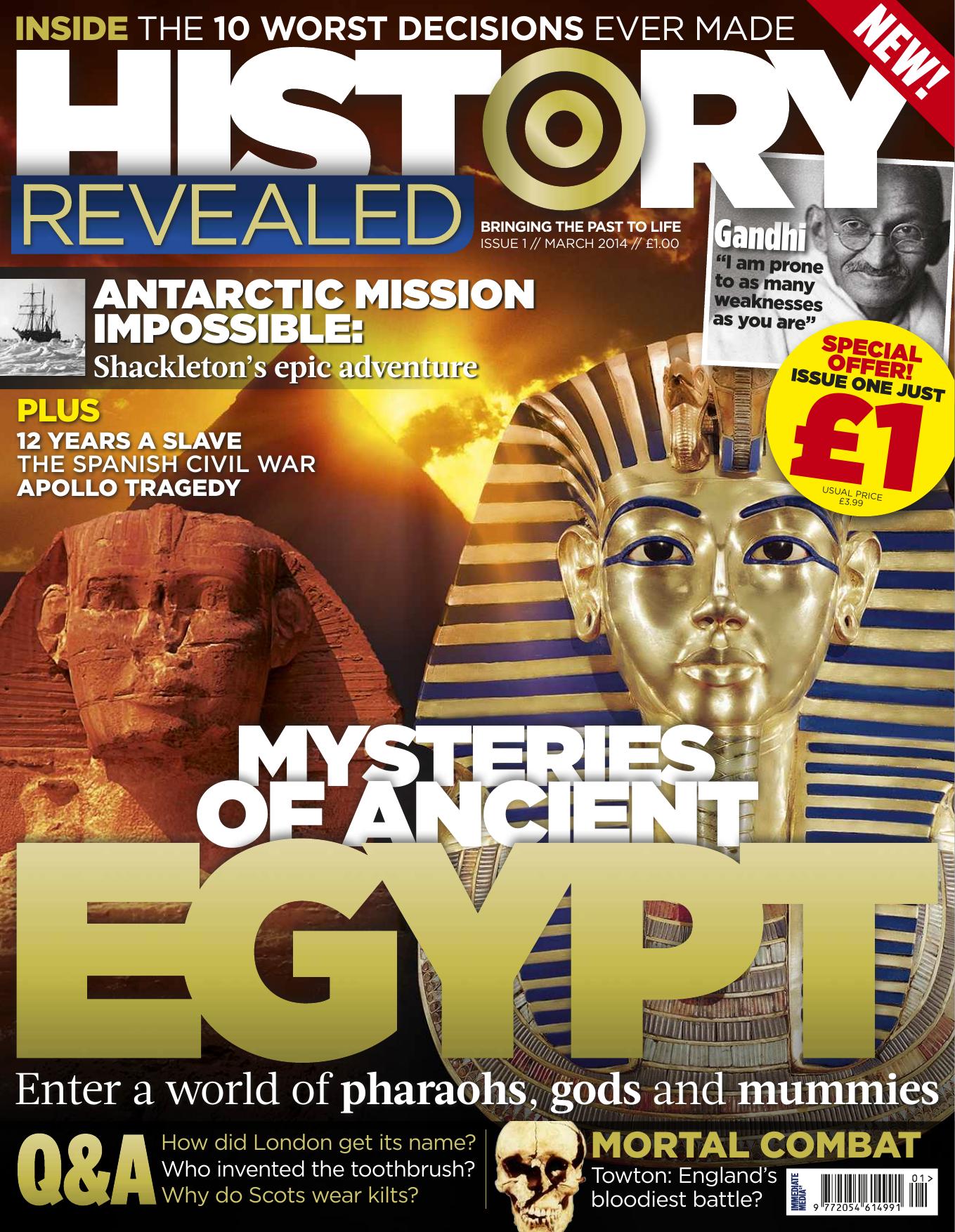 History Revealed Magazine Issue 01 by Unknow