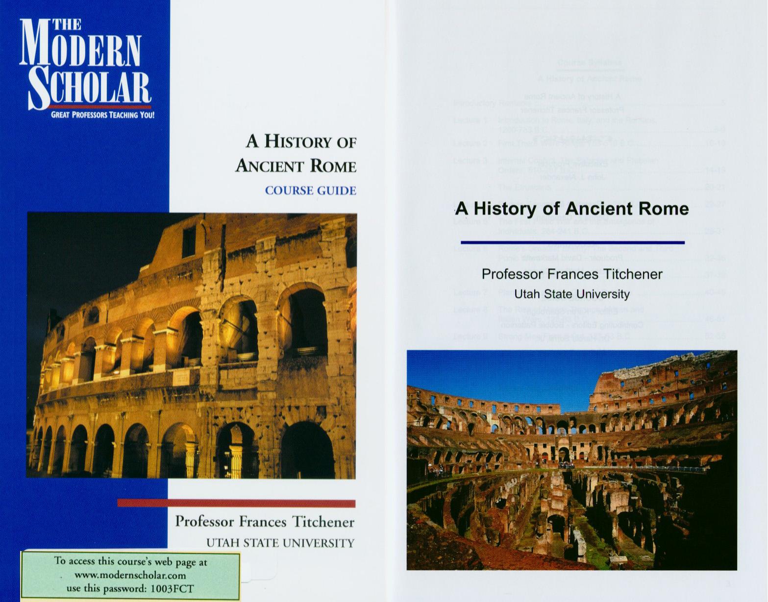 History of Ancient Rome by Unknown