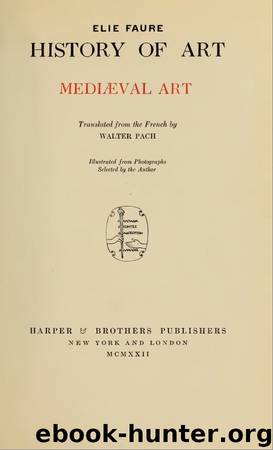 History of Art - vol. II by Elie Faure