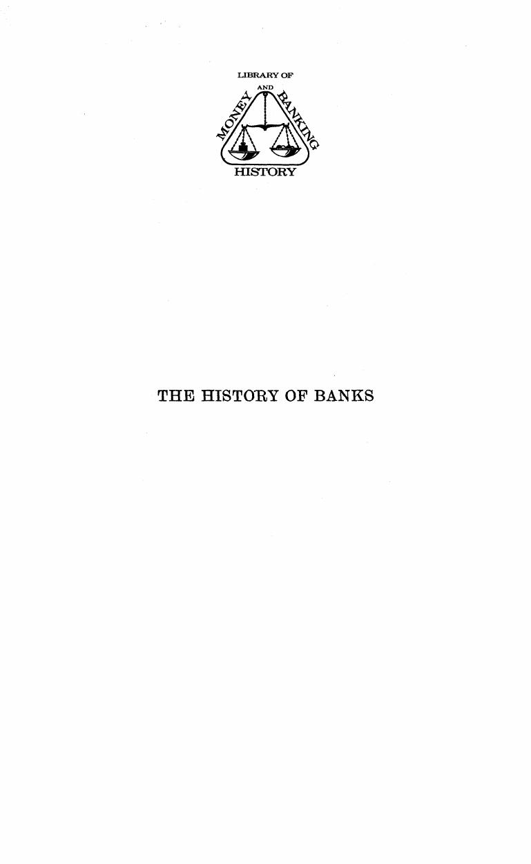 History of Banks by Hildreth R