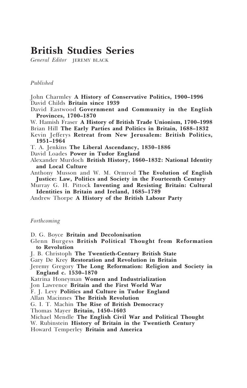 History of British Trade Unionism, 1700-1988 by Fraser W. Hamish(Author)