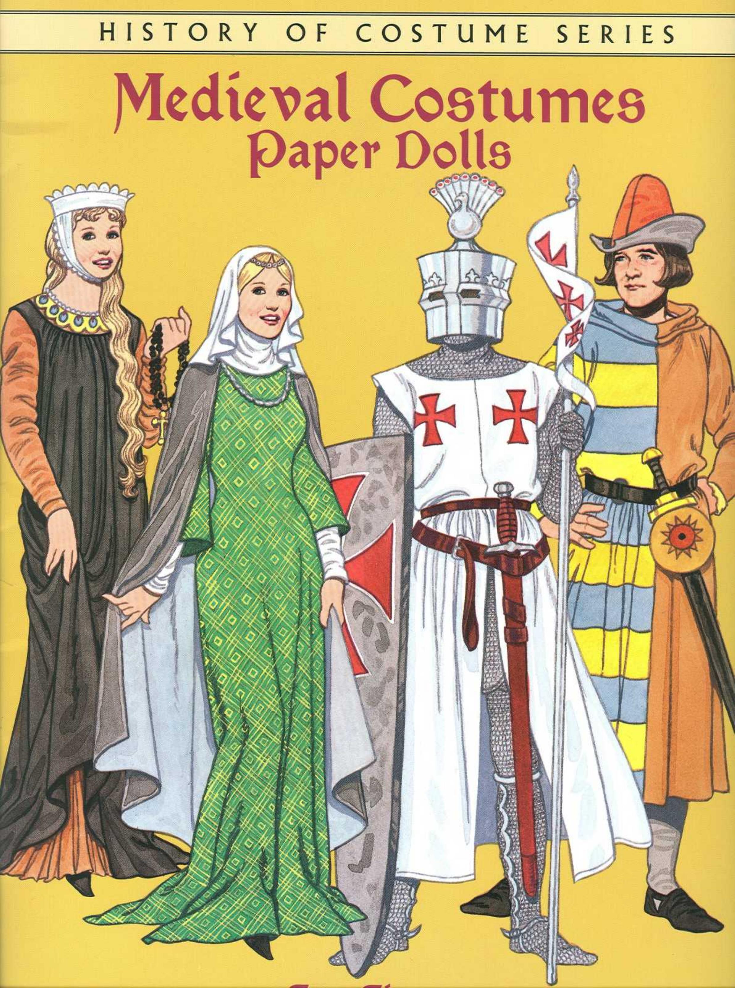History of Costume by Medieval Costumes Paper Dolls