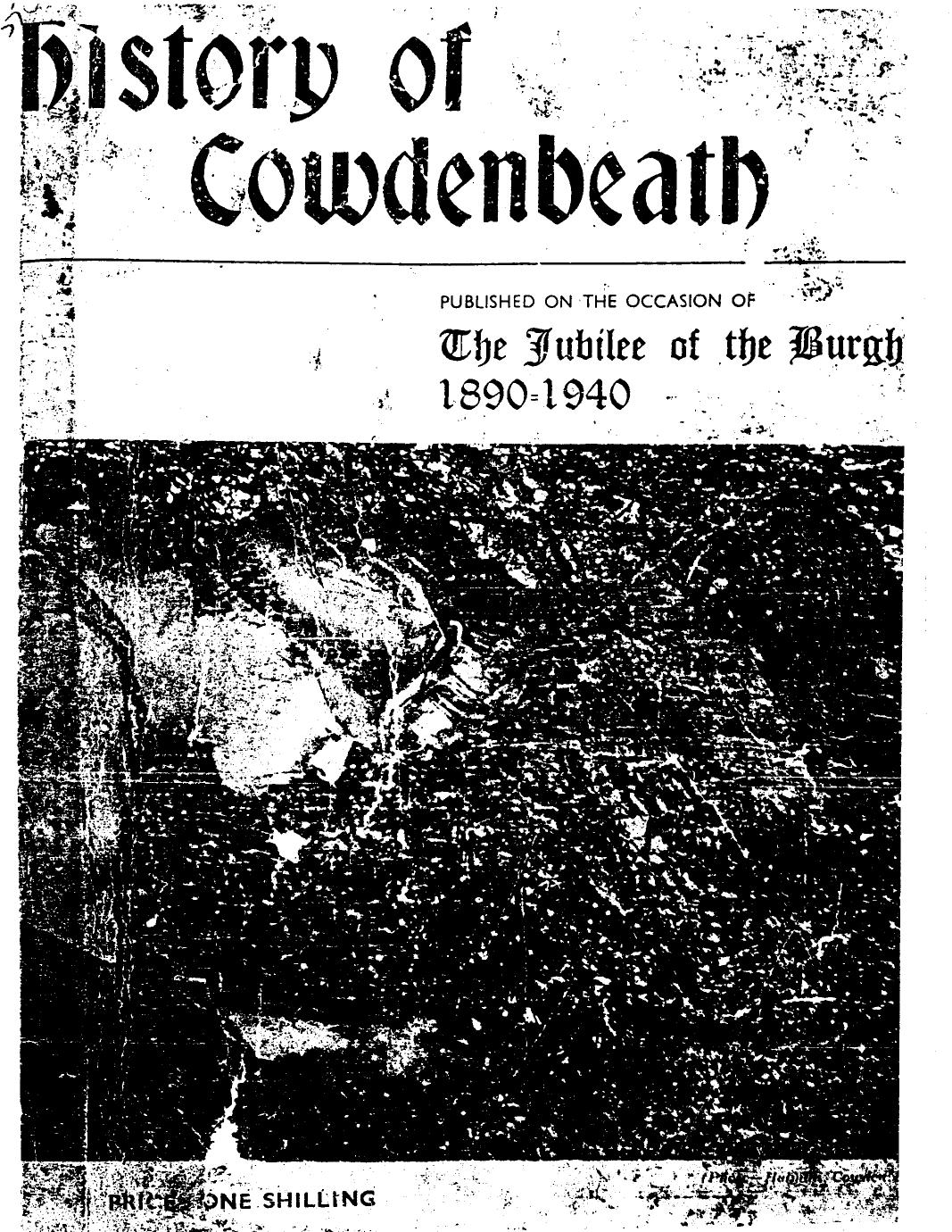 History of Cowdenbeath by Holman Robert