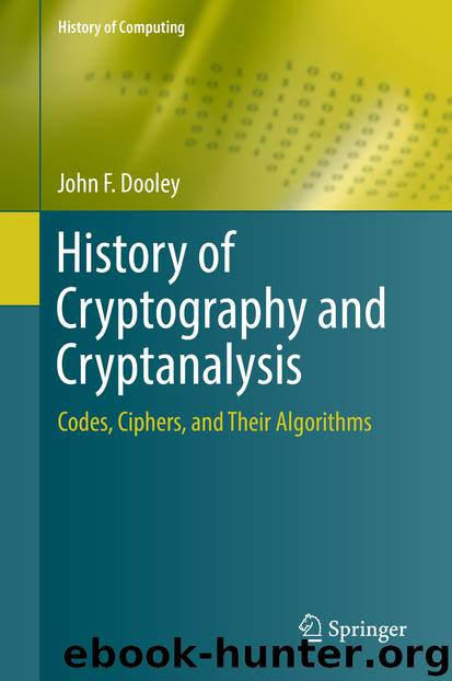 History of Cryptography and Cryptanalysis by John F. Dooley
