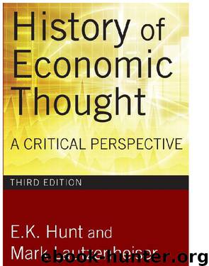 History of Economic Thought by E. K. Hunt