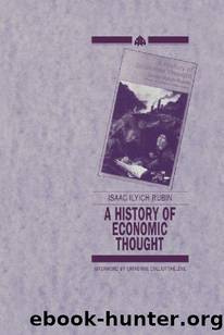 History of Economic Thought by Isaac Ilyich Rubin & Catherine Colliot-Thelene