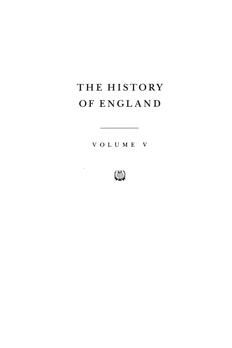 History of England, Volume V by Hume David(Author)