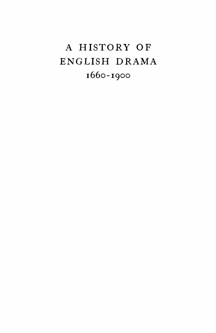 History of English Drama 1660-1900: Volume 6, A Short-title Alphabetical Catalogue of Plays by Nicoll