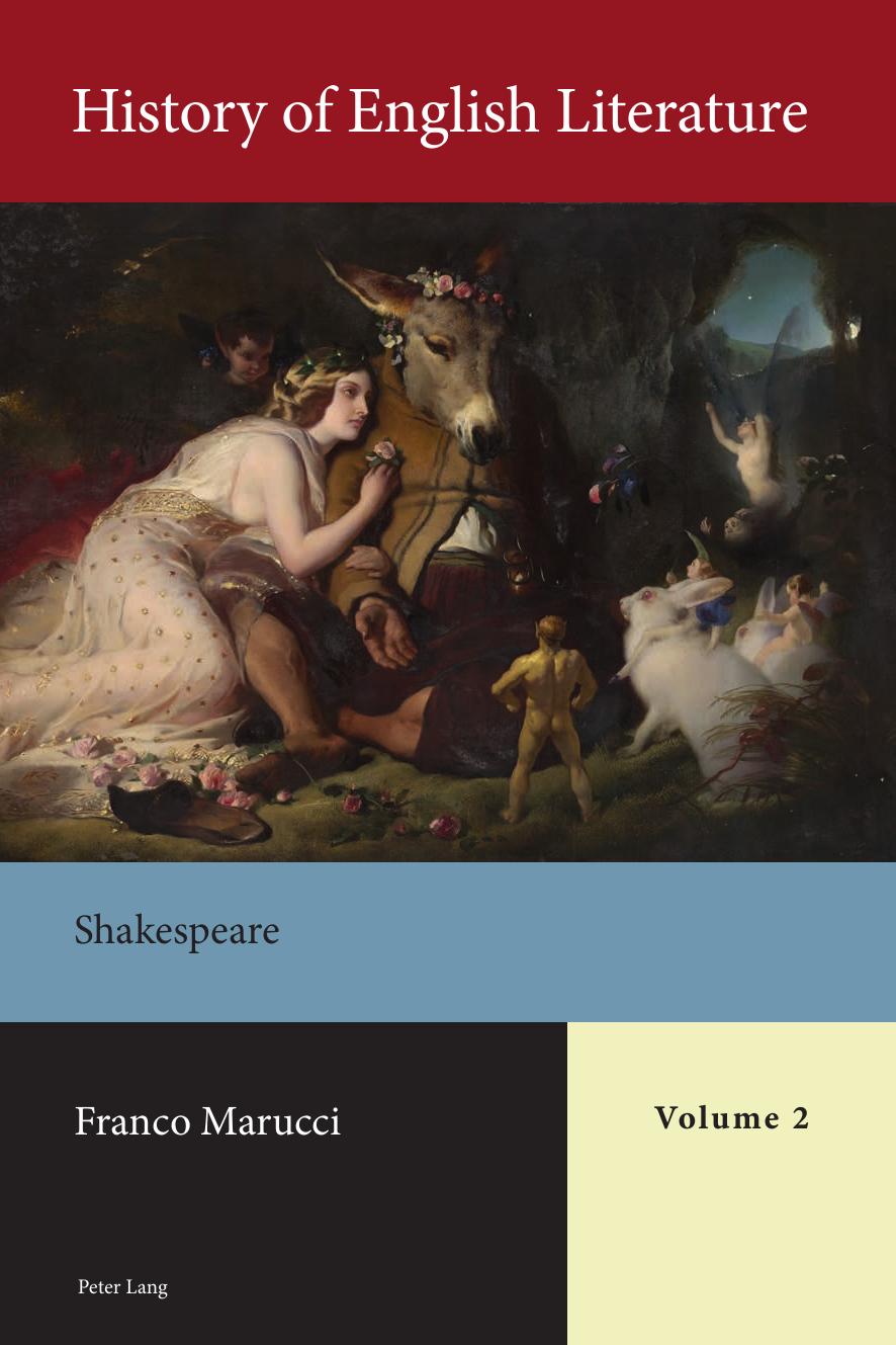 History of English Literature, Volume 2: Shakespeare by Marucci Franco