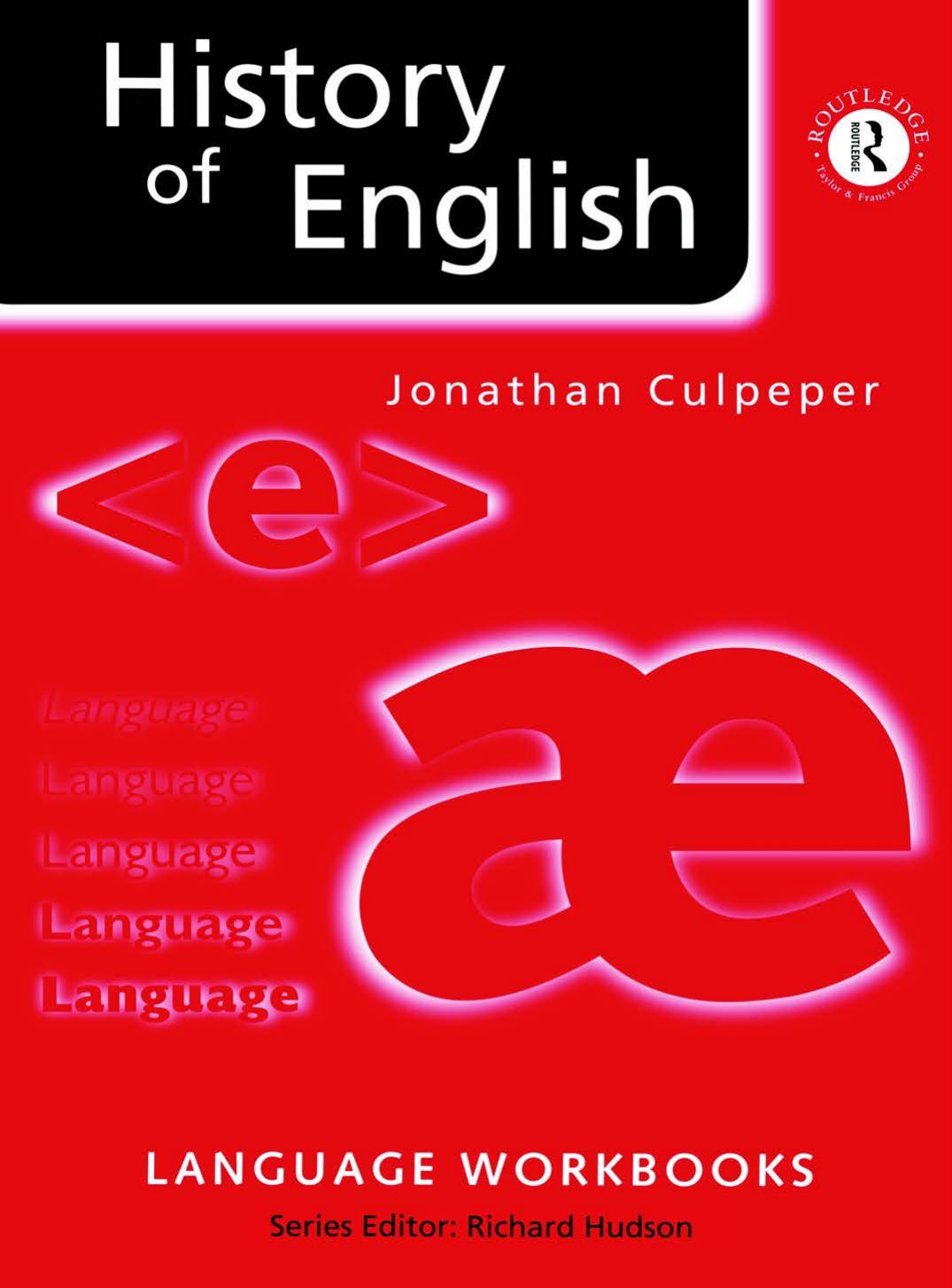 History of English by Jonathan Culpeper